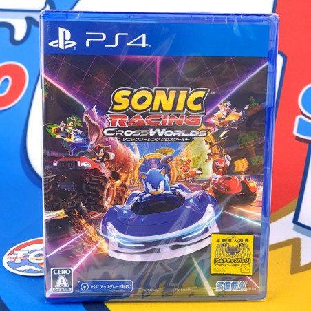 Sonic Racing: CrossWorlds PS4 Japan Physical Game [Multilingual/SEGA Games] NEW