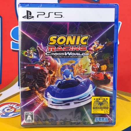 Sonic Racing: CrossWorlds PS5 Japan Physical Game [Multilingual/SEGA Games] NEW