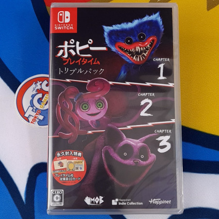 Poppy Playtime Triple Pack Nintendo Switch Japan [Multilingual/Adventure] NEW