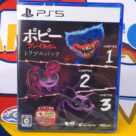 Poppy Playtime Triple Pack PS5 Japan Physical Game [Multilingual/Adventure] NEW