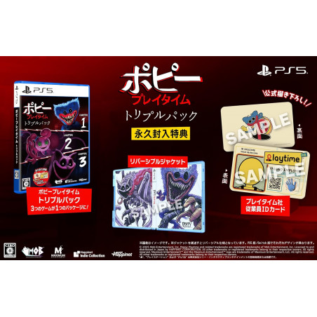 Poppy Playtime Triple Pack PS5 Japan [Multi-Languages/Adventure] NEW