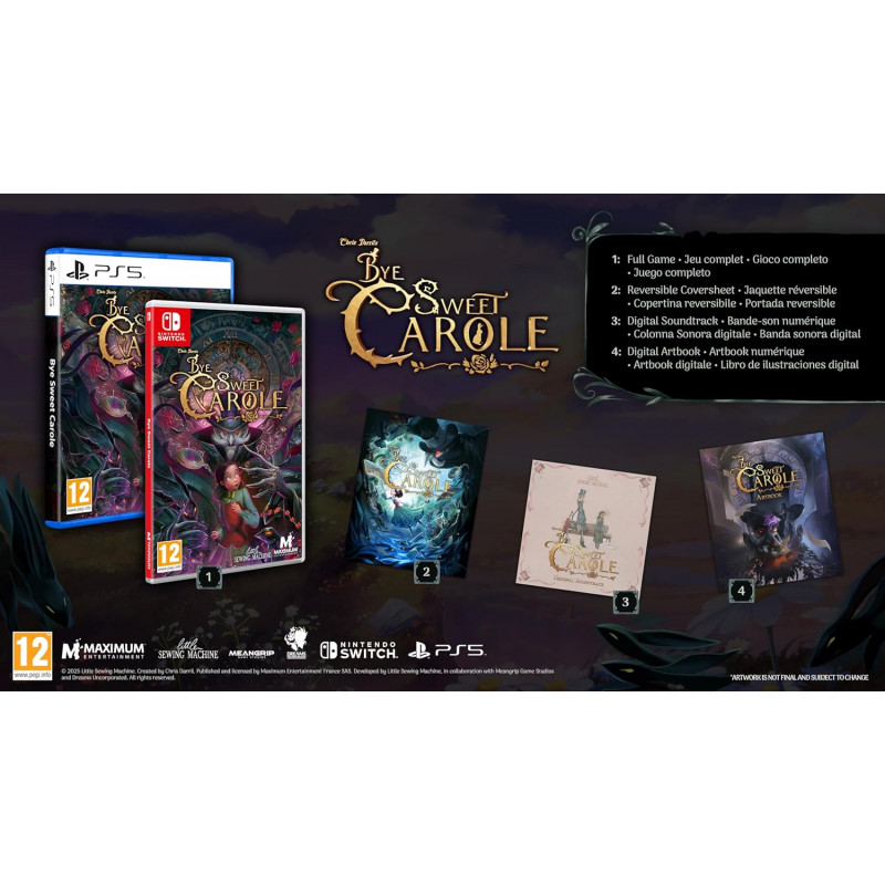 Bye Sweet Carole Switch EU Game [Multilingual/Narrative Horror] Preorder/Précommande