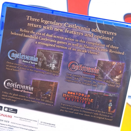 Castlevania Dominus Collection PS5 [Game&Cover in ENGLISH/SuperDeluxe/Akumajou Dracula] Asia NEW