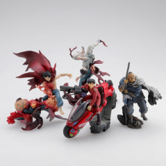AKIRA Figure PART 1 -Kaneda- Full Set of 6 Pcs Box Figurine Kaiyodo MiniQ JP New