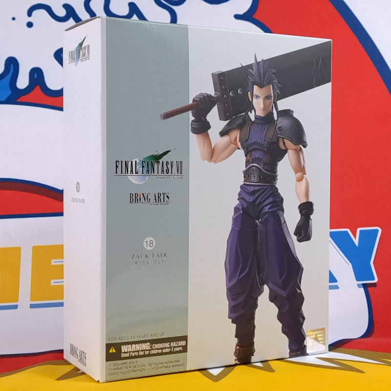 Final Fantasy VII Zack Fair FF Figure Bring Arts Figurine Square Enix Japan New