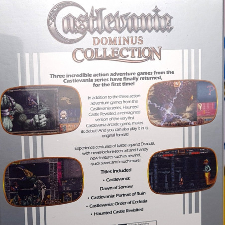 Castlevania Dominus Collection Switch Limited Run (Limited Edition) [DawnSorrow Cover/Multilingual] NEW