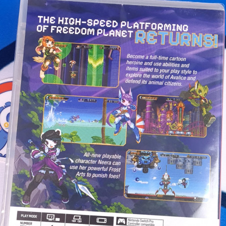 Freedom Planet 2 SWITCH US Limited Run Games [Multilingual/Action Adventure] NEW