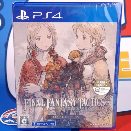 Final Fantasy Tactics: The Ivalice Chronicles Deluxe Edition PS4 [Multilingual] Japan NEW