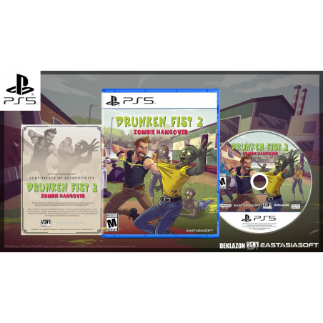 Drunken Fist 2: Zombie Hangover PS5 US Game [Multilingual/Beat\'Em Up-Action] NEW