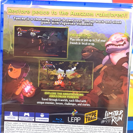 Tunche PS4 US Limited Run Games [Multilingual/Action Adventure Family Game] NEW