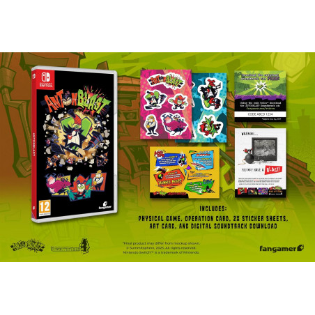 ANTONBLAST Switch EU Physical Game In ENGLISH [Action/Adventure/Platform] Preorder/Précommande