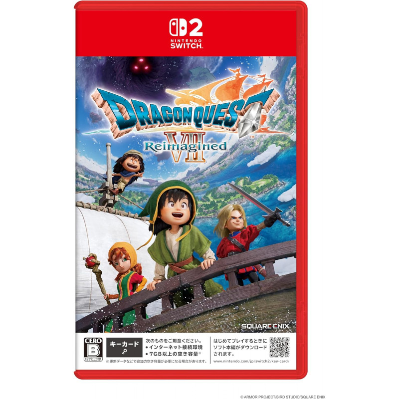 Dragon Quest VII Reimagined Switch 2 Japan (KEY CARD) [Multilingual/RPG] Preorder/Précommande