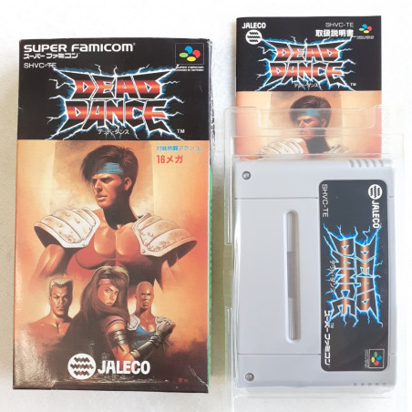Dead Dance Super Famicom (Nintendo SFC) Japan Ver. Fighting Spirit Jaleco 1993 SHVC-TE