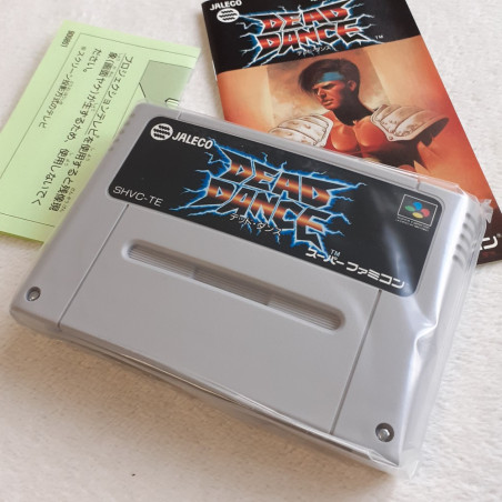 Dead Dance Super Famicom (Nintendo SFC) Japan Ver. Fighting Spirit Jaleco 1993 SHVC-TE
