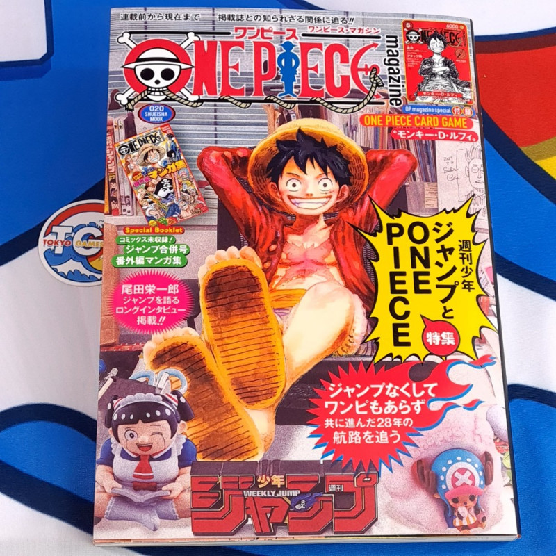 One Piece Magazine Vol.20 Japanese Shueisha Magazine NEW Special Feature: Weekly Shonen Jump And One Piece 020 +Bonus