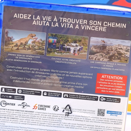 Jurassic World Evolution 3 PS5 EU Physical Game [Multilingual/Simulation, Strategy] NEW