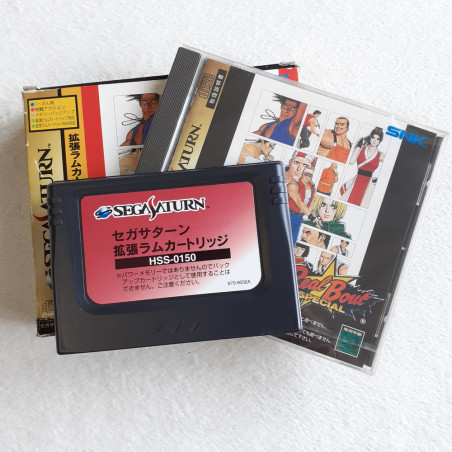 Real Bout Special RamCard Set (Game Still New&Sealed) Sega Saturn Japan Ver. Garou Densetsu Fighting SNK 1996
