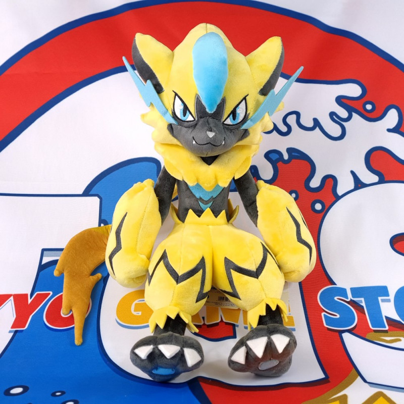 Pokemon All Star Collection Plush Zeraora (H36cm) Peluche Japan Official New Pokemon All Star Collection Plush Zeraora (H36cm) Peluche Japan Official New
