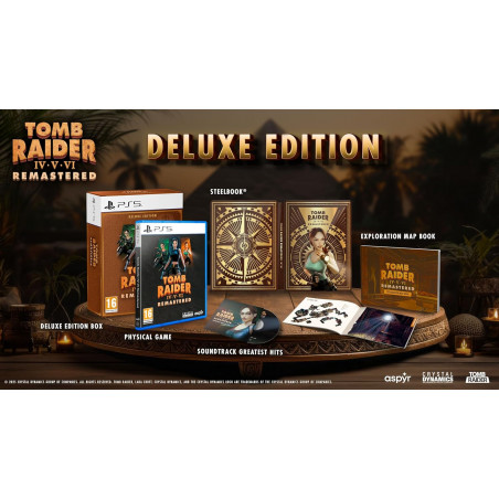 Tomb Raider IV-V-VI Remastered Starring Lara Croft PS5 EU Deluxe Edition [Multilingual] NEW