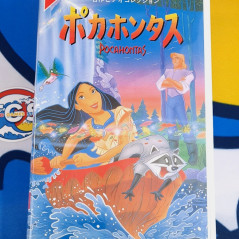 Pocahantas (Japanese Dubbed version) VHS Japan Used TV Disney Movie Film Cassette/Tape