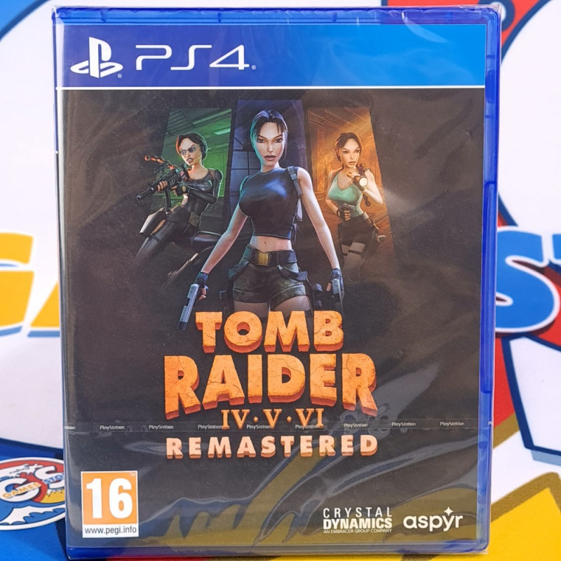 Tomb Raider IV-V-VI Remastered Starring Lara Croft PS4 EU [Multilingual/Action Adventure] NEW
