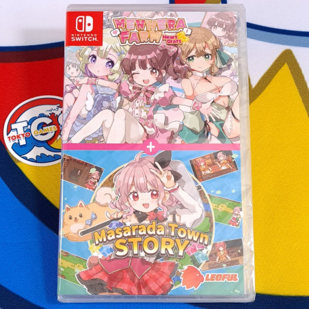 Menhera Farm + Masarada Town Story Nintendo Switch Asia Game [Multilingual/RPG] NEW