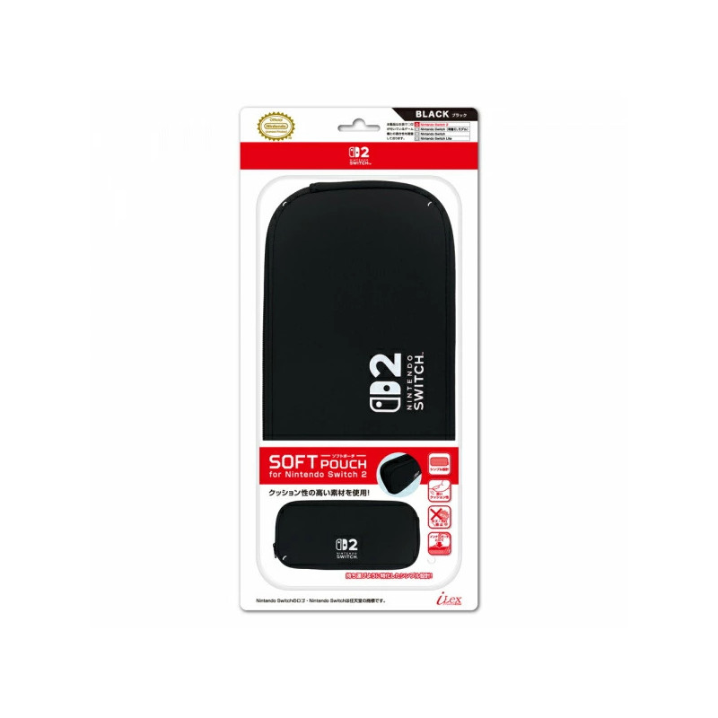 [NS2H] Soft Pouch (Black) Nintendo Switch 2 Japan New (Region Free)
