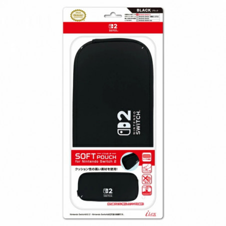 [NS2H] Soft Pouch (Black) Nintendo Switch 2 Japan New (Region Free)