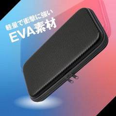 Carbon-Style EVA Pouch (Black) Nintendo Switch 2 Japan New (Region Free/Allone Official)
