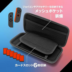 Carbon-Style EVA Pouch (Black) Nintendo Switch 2 Japan New (Region Free/Allone Official)