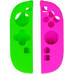 Answer Silicone Protector (Green/Pink) Joy-Con for Nintendo Switch 2 Japan NEW (Region Free)