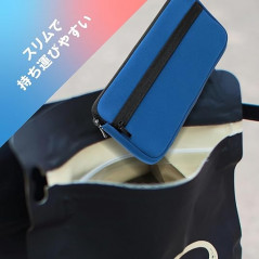 Slim Soft POUCH (Blue) for Nintendo Switch 2 Japan New (Region Free/Allone Official)