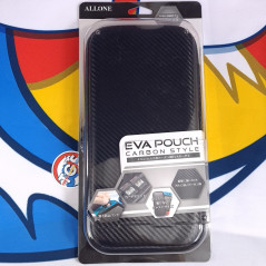 Carbon-Style EVA Pouch (Black) Nintendo Switch 2 Japan New (Region Free/Allone Official)