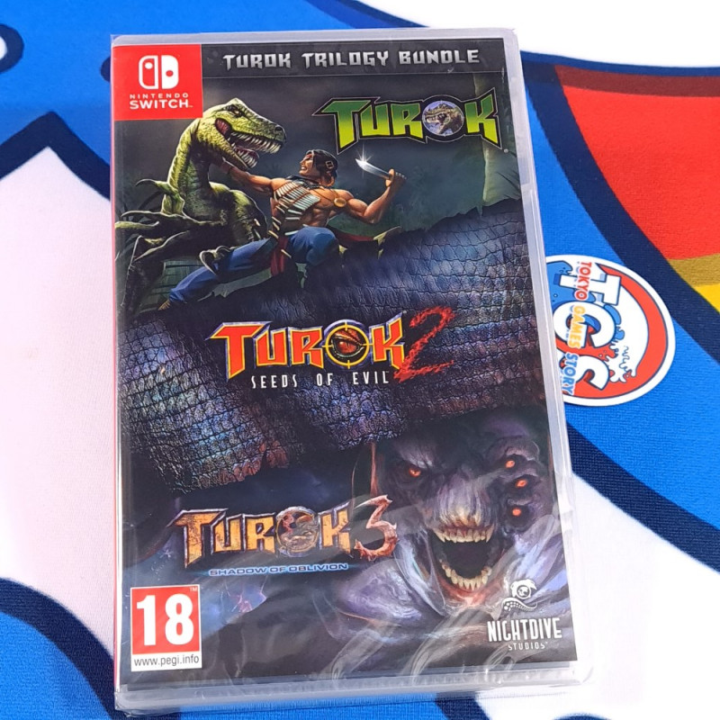 Turok Trilogy Bundle Switch EU New [Multi-Languages/Action Adventure, FPS Shooting]