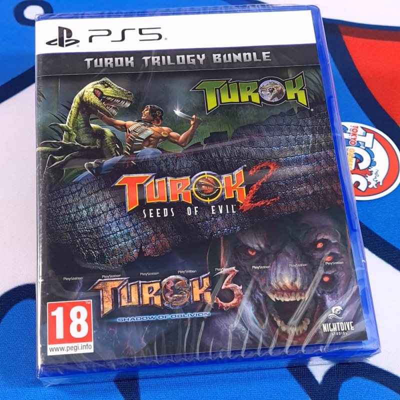 Turok Trilogy Bundle PS5 EU New [Multi-Languages/Action Adventure, FPS Shooting]