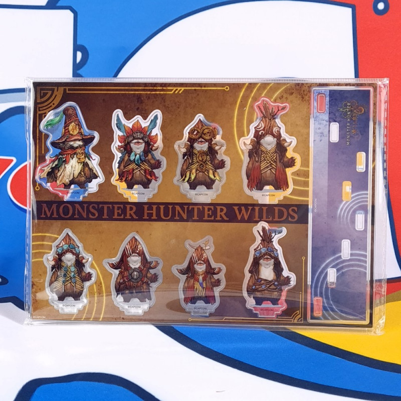 Monster Hunter Wilds Acrylic Stand Roulow Set Capcom Japan Official NEW