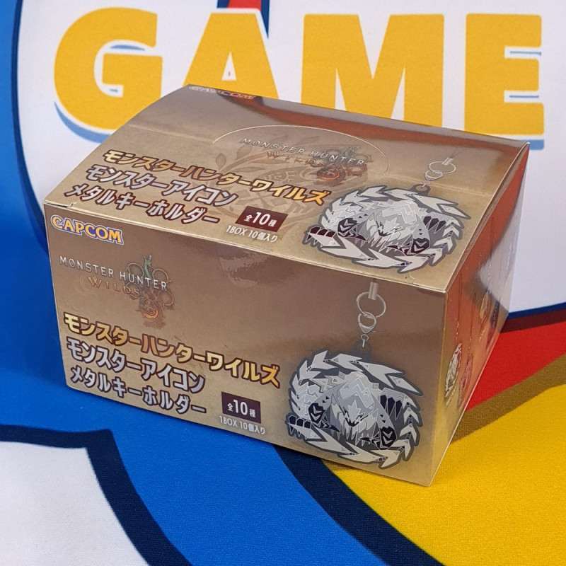 Monster Hunter Wilds Monster Icon Metal Keychain Collection BOX(10PCS) Capcom JPN NEW