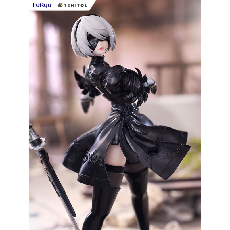 NieR:Automata Ver1.1a Tenitol 2B (22CM) Furyu Figure Figurine Japan Official New