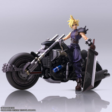Final Fantasy VII Cloud Strife & Hardy Daytona Figure Figurine OFFICIAL JPN New