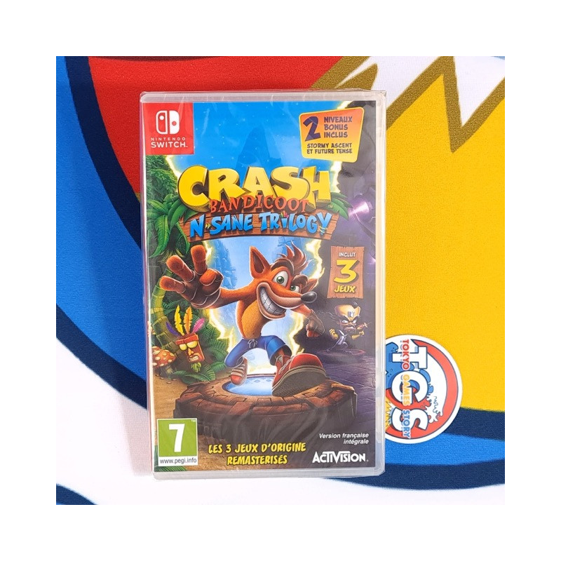 Crash Bandicoot N. Sane Trilogy Switch EU New [Multi-Languages/Plateforme]