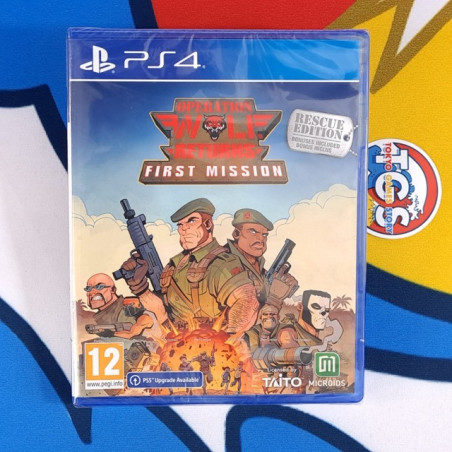 Operation Wolf Returns: First Mission [Rescue Edition] PS4 EU New [Multi-Languages/Shooting]