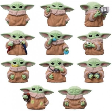 Star Wars Mandalorian Grogue SofVi Puppet Mascot Selection Fullset Figure JP New