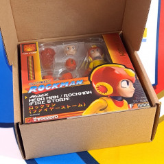 RockMan MDLX Mega Man Fire Storm Action Figure 10CM Figurine Three Zero JPN New