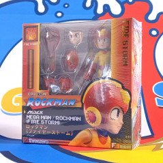 RockMan MDLX Mega Man Fire Storm Action Figure 10CM Figurine Three Zero JPN New