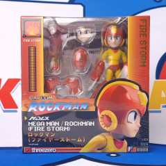 RockMan MDLX Mega Man Fire Storm Action Figure 10CM Figurine Three Zero JPN New