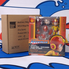 RockMan MDLX Mega Man Fire Storm Action Figure 10CM Figurine Three Zero JPN New