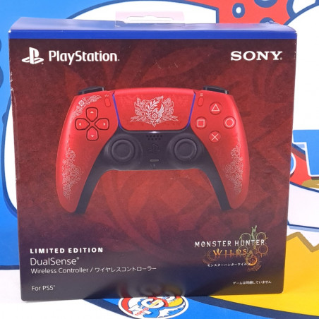 DualSense Wireless Controller PS5 (Monster Hunter Wilds Limited Edition) Japan New