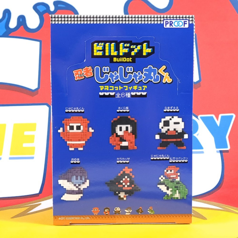 Ninja Jaja Maru-kun Mascot Figure Figurine Full Set of 6 Pcs Box Proof Bill Dot Japan New