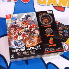 Beyblade X: EVOBATTLE (+Beyblade X CX-00 Leonfang T4-60A Red Set) Switch Japan NEW