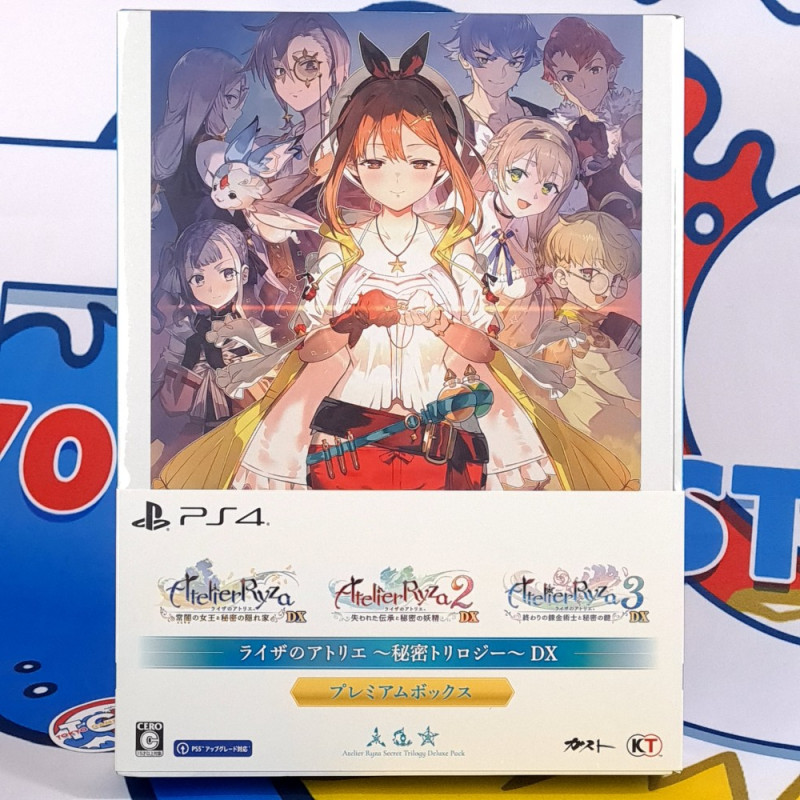 Atelier Ryza Secret Trilogy DX (Premium Box) PS4 Japan Game [Multilingual/RPG] NEW